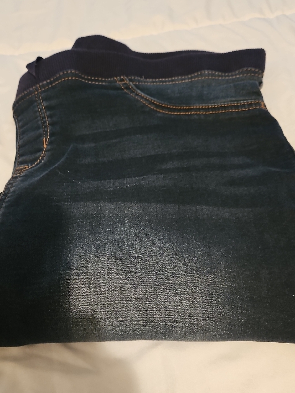 No Boundaries Dark Blue Maternity Stretch Jeans